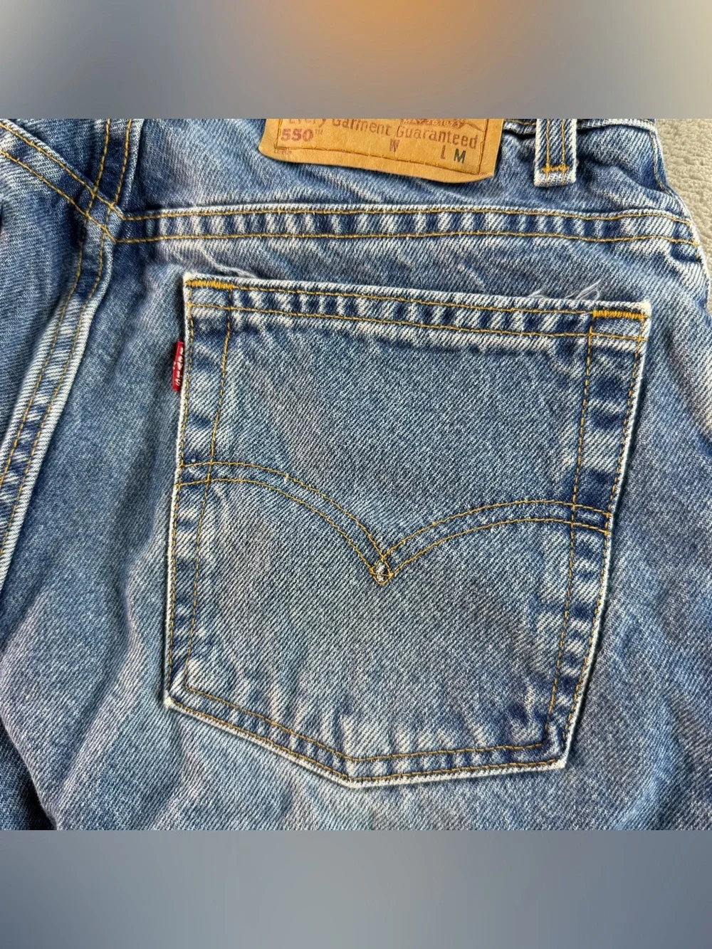 Levis 550 Womens Vintage Jeans 10 Med Wash Relaxed Fit Tapered Leg Made in USA